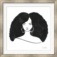 Afro Girl II Fine Art Print