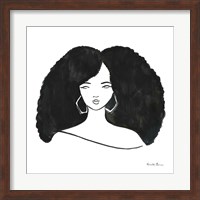 Afro Girl II Fine Art Print