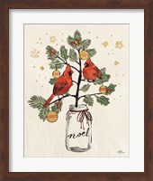 Christmas Lovebirds XIV Noel Fine Art Print