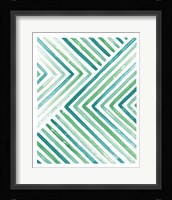 Sea Glass Sunset I Framed Print