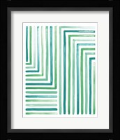 Sea Glass Sunset III Framed Print