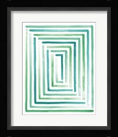 Sea Glass Sunset II Framed Print