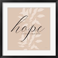 Hope Framed Print