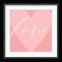 Love Heart Framed Print