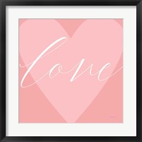 Love Heart Framed Print