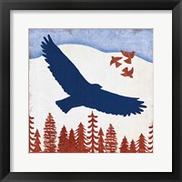 Patriotic Woodland Eagle Fine Art Print