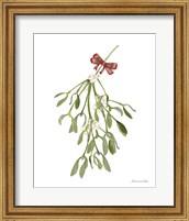 Peace and Joy Mistletoe Fine Art Print