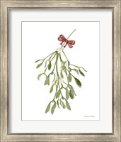 Peace and Joy Mistletoe Fine Art Print