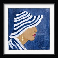 Lady with Hat I Framed Print