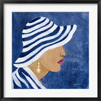 Lady with Hat I Framed Print