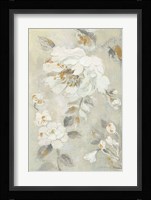 Romantic Spring Flowers II White Framed Print