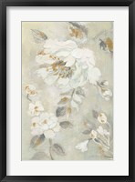 Romantic Spring Flowers II White Framed Print