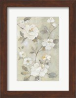 Romantic Spring Flowers I White Fine Art Print