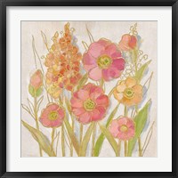 Opalescent Floral I Framed Print