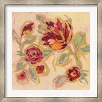 Gilded Loose Floral II Fine Art Print