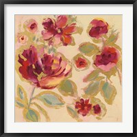 Gilded Loose Floral I Fine Art Print