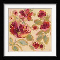 Gilded Loose Floral I Framed Print