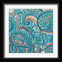 Emerald Paisley III Fine Art Print