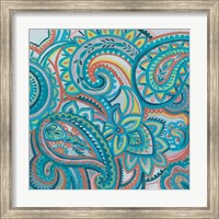 Emerald Paisley III Fine Art Print