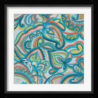 Emerald Paisley II Fine Art Print