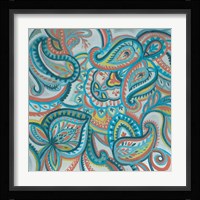 Emerald Paisley I Fine Art Print