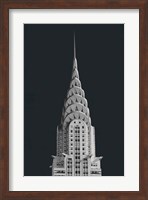 Chrysler Building on Black Fine Art Print