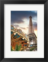 Eiffel Tower and Carousel II Fine Art Print