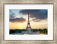 Eiffel Tower Sunset Fine Art Print