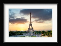 Eiffel Tower Sunset Fine Art Print
