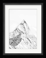 Mountain Top White Fine Art Print