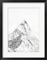 Mountain Top White Fine Art Print