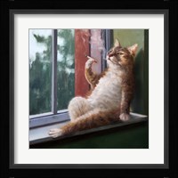 Rainy Day Blues Fine Art Print