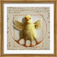 Vitruvian Chick Fine Art Print