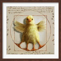 Vitruvian Chick Fine Art Print