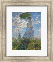 Woman with a Parasol - Madame Monet and Her Son, 1875 Fine Art Print