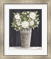 Punched Tin White Floral Fine Art Print