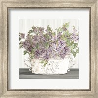 Lilac Galvanized Pot Fine Art Print