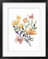 Butterflies and Flowers Fine Art Print