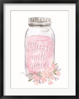 Bloom with Grace Jar Fine Art Print