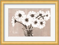 Greige Floral Fine Art Print