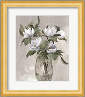 Floral in Gray Fine Art Print