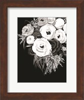Black and White Floral Fine Art Print
