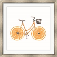 Orange Bike Fine Art Print