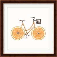 Orange Bike Fine Art Print