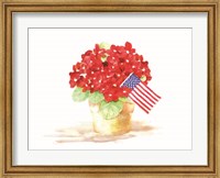 Patriotic Flowers Fine Art Print