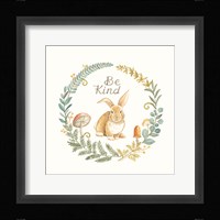 Be Kind Rabbit Framed Print