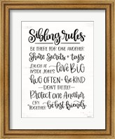 Sibling Rules Fine Art Print