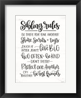 Sibling Rules Fine Art Print