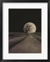 Moonlit Country Road Fine Art Print