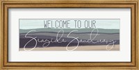 Welcome to Our Seaside Sanctuary Fine Art Print